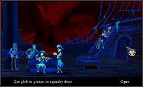 Bierzemy gotujący się tłuszcz (cooking grase) i wychodzimy na pokład - Cz. III - Pod małpią wyspą (3) | Opis przejścia The Secret of Monkey Island - The Secret of Monkey Island - poradnik do gry