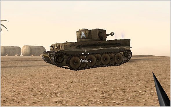 Wyceluj dokładnie w miejsce z literą A - Obsługa i unieszkodliwianie pojazdów | Porady do Hidden and Dangerous 2 - Hidden and Dangerous 2 - poradnik do gry