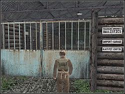 Drzwi do tego pola treningowego znajdziesz nieopodal wyjścia ze strzelnicy, po prawej stronie - Ćwiczenia polowe cd. | Trening do Hidden and Dangerous 2 - Hidden and Dangerous 2 - poradnik do gry