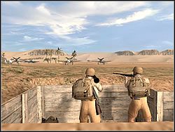 Ty natomiast ruszaj do drugiego okopu - Spaghetti Airport | Operation Nomad | Hidden and Dangerous 2 - Hidden and Dangerous 2 - poradnik do gry