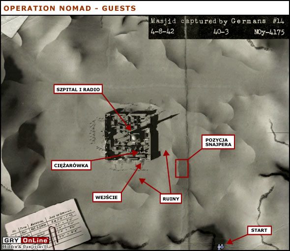 Przede wszystkim musisz wystrzelać wszystkich przeciwników w okolicy - Guests | Operation Nomad | Hidden and Dangerous 2 - Hidden and Dangerous 2 - poradnik do gry