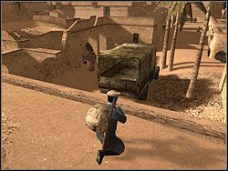 Mechanik to ten miły pan stojący przy ciężarówce - Guests cd. | Operation Nomad | Hidden and Dangerous 2 - Hidden and Dangerous 2 - poradnik do gry