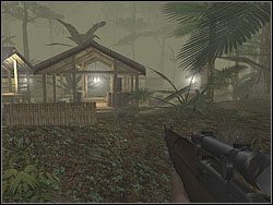 Gdy dotrzesz do punktu ewakuacyjnego, przejdź nad drogę i zacznij oczyść bunkry, podchodząc pod wioskę - Anthill | Operation Stranger | Hidden and Dangerous 2 - Hidden and Dangerous 2 - poradnik do gry