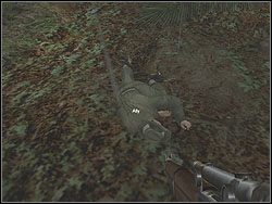 Nieopodal jednego z bunkrów przy miejscu ewakuacyjnym znajdziesz ciało alianta - Anthill cd. | Operation Stranger | Hidden and Dangerous 2 - Hidden and Dangerous 2 - poradnik do gry