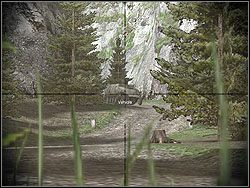 W pewnym momencie usłyszysz dźwięk nadjeżdżającego pojazdu - Babes in the Wood | Operation Challenger | Hidden and Dangerous 2 - Hidden and Dangerous 2 - poradnik do gry