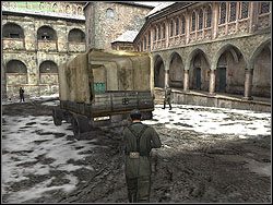 Jeśli masz na sobie jakiś sprzęt pochodzenia innego niż Niemiecki, zrzuć go natychmiast - Estate Agent | Operation Challenger | Hidden and Dangerous 2 - Hidden and Dangerous 2 - poradnik do gry