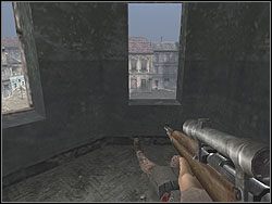 Wejdź do niego i zacznij eliminacje żołnierzy, wychodząc w górę po schodach - Blade Dancer | Operation Overlord | Hidden and Dangerous 2 - Hidden and Dangerous 2 - poradnik do gry