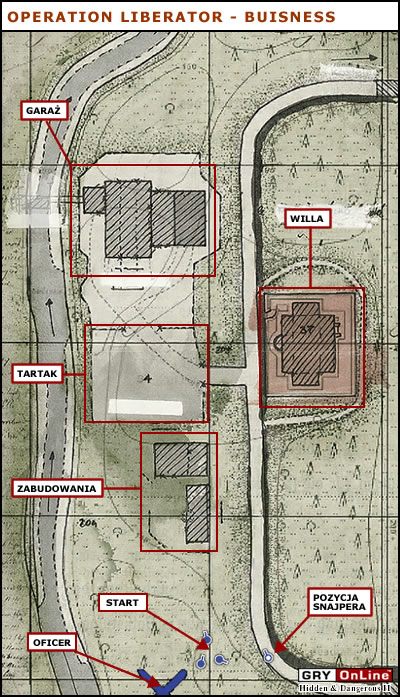 Bardzo proste i klarowne - musisz wybić wszystkich oponentów na mapie - Business | Operation Liberator | Hidden and Dangerous 2 - Hidden and Dangerous 2 - poradnik do gry