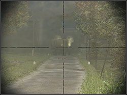 Uważaj, w pewnym momencie zacznie odjeżdżać ciężarówka - musisz ją zniszczyć - Business cd. | Operation Liberator | Hidden and Dangerous 2 - Hidden and Dangerous 2 - poradnik do gry