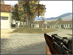 W końcu ruszaj wzdłuż szosy na północ, eliminując napotkanych na drodze wojaków - Annual Fair cd. | Operation Liberator | Hidden and Dangerous 2 - Hidden and Dangerous 2 - poradnik do gry