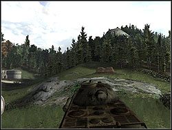 Bardziej niebezpieczne okażą się działka dużego kalibru, montowane przy wzgórzu w okolicy bunkra i przy drodze do niego prowadzącej - Final Show-Down cd. | Operation Liberator | Hidden and Dangerous 2 - Hidden and Dangerous 2 - poradnik do gry