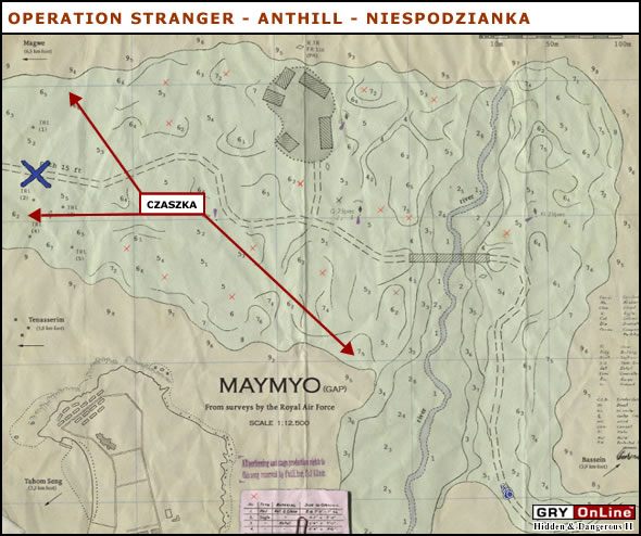 - Wykonaj normalnie zadania, jednak nie udawaj się do punktu ewakuacyjnego - Operation Stranger -Anthill | Niespodzianka | Hidden and Dangerous 2 - Hidden and Dangerous 2 - poradnik do gry