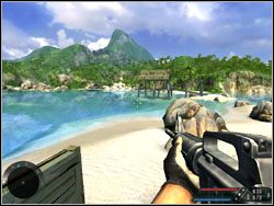 Teraz idź do kolejnego pomostu, gdzie znajdziesz kolejnych żołnierzy - Misja 03 - Fort w Far Cry - Far Cry - poradnik do gry