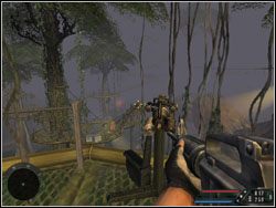 Na którejś z platform natrafisz na działko, z którego wyeliminuj przeciwników znajdujących się poniżej - Misja 06 - Treehouse | Far Cry - Far Cry - poradnik do gry