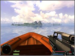 Dopłyń łodzią do brzegu wyspy i wyjdź z pojazdu - Misja 14 - Boat | Far Cry - Far Cry - poradnik do gry