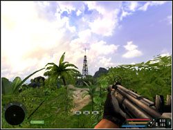 Podpłyń do brzegu i przekradnij się do celu - pierwszej wieży - Misja 14 - Boat | Far Cry - Far Cry - poradnik do gry