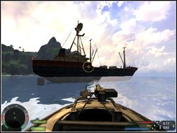 Podpłyń nią w stronę kolejnego celu - fregaty - Misja 14 - Boat | Far Cry - Far Cry - poradnik do gry