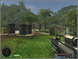 Skieruj się leśną drogą w stronę celu - Misja 15 - Catacombs | Far Cry - Far Cry - poradnik do gry