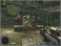 Teraz wróć do ruin i umieść ładunek w odpowiednim miejscu - Misja 15 - Catacombs | Far Cry - Far Cry - poradnik do gry