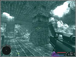 Idź przed siebie aż dojdziesz do pomieszczenia z dwiema lukami u góry - Misja 15 - Catacombs | Far Cry - Far Cry - poradnik do gry