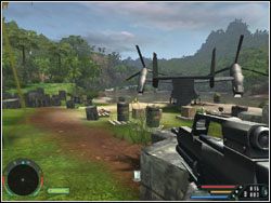 a następnie wysiądź na brzegu po lewej - Misja 16 - River | Far Cry - Far Cry - poradnik do gry