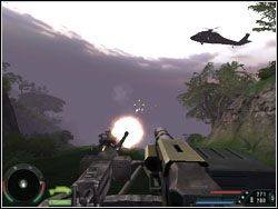 Twoim zadaniem jest ostrzeliwać z działka podążających za tobą wrogów - Misja 17 - Swamp | Far Cry - Far Cry - poradnik do gry