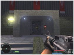 Drzwi do kwatery głównej otworzysz znalezioną przed chwilą kartą - Misja 17 - Swamp | Far Cry - Far Cry - poradnik do gry