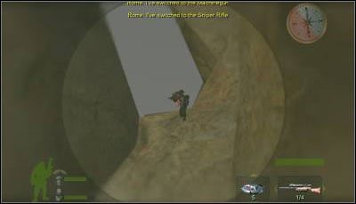 Zbliżysz się do kolejnych stanowisk maszynowych, które tym razem są zwrócone w przeciwną stronę - Misja 4 cz.3 | Armed & Dangerous - Armed & Dangerous - poradnik do gry