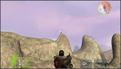 Sporym problemem będą natomiast okoliczni snajperzy a to dlatego, że sam nie masz odpowiedniej giwery na wyposażeniu - Misja 6 cz.1 | Armed & Dangerous - Armed & Dangerous - poradnik do gry