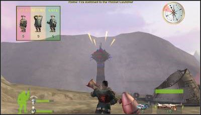 Po skończonych walkach koniecznie poszukaj apteczek, warto też porozglądać się za rakietami - Misja 7 cz.1 | Armed & Dangerous - Armed & Dangerous - poradnik do gry