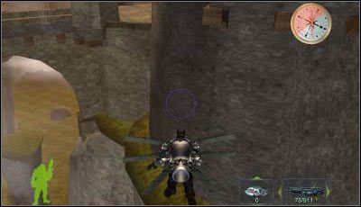 Ważna rzecz: jeśli przez przypadek spadniesz na dół to zawsze możesz poszukać półek podobnych do tych, które ukazałem na screenie - Misja 10 cz.2 | Armed & Dangerous - Armed & Dangerous - poradnik do gry