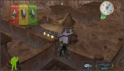 Znajdziesz tu aż siedem domów, do których będziesz mógł doprowadzać uratowanych chłopów - Misja 11 | Armed & Dangerous - Armed & Dangerous - poradnik do gry