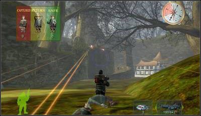 Biegnij cały czas ścieżką, po której podążały Goliathy - Misja 13 cz.1 | Armed & Dangerous - Armed & Dangerous - poradnik do gry