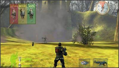 Uważaj też na okazjonalnie podrzucane granaty, na szczęście nie zabierają one zbyt wiele energii - Misja 14 cz.2 | Armed & Dangerous - Armed & Dangerous - poradnik do gry