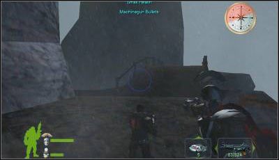 Po dotarciu do widocznego na screenie mostu obróć się w lewo i zacznij biec w jego kierunku (w bok) - Misja 17 cz.2 | Armed & Dangerous - Armed & Dangerous - poradnik do gry