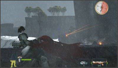 Szczególną rozwagę zachowaj po dotarciu do widocznego na screenie zejścia - Misja 19 cz.1 | Armed & Dangerous - Armed & Dangerous - poradnik do gry