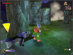 Rozpraw się z kolejną parą wilków, zbierz kryształy ze skał i stań na ziemi za nimi - 04 - Over Hill and Under Hill cz.1 | The Hobbit - The Hobbit - poradnik do gry