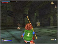 Przejdź korytarzem z powrotem do dużego pomieszczenia z machiną, do której dołącz wszystkie znalezione niedawno przedmioty i wejdź w nowo-otwarte przejście - 04 - Over Hill and Under Hill cz.2 | The Hobbit - The Hobbit - poradnik do gry