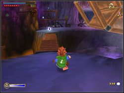 Wróć z powrotem na górę i przejdź po nim - 05 - Riddles in the Dark cz.1 | The Hobbit - The Hobbit - poradnik do gry