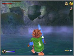 Podsuń szary głaz pod skałę i wskocz na nią - 06 - Flies and Spiders cz.1 | The Hobbit - The Hobbit - poradnik do gry