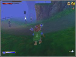 Nałóż pierścień i przebiegnij na drugą stronę ścieżki zabierając po drodze trzy diamenty - 07 - Barrels out of Bond | The Hobbit - The Hobbit - poradnik do gry