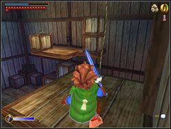 Z niej przeskocz na drugą, następnie na linę, z niej dostań się na kolejną półkę i użyj przełącznika - 08 - A Warm Welcome | The Hobbit - The Hobbit - poradnik do gry