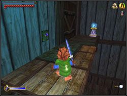 Wskakuj po linach i półkach wyżej i dalej, dopóki nie dojdziesz do drugiej półki z zapisem gry - 08 - A Warm Welcome | The Hobbit - The Hobbit - poradnik do gry