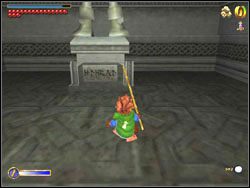 Musisz wcisnąć symbole (stając na nich) takie, jakie znajdują się na posągu za tobą - 10 - The Gathering of the Clouds | The Hobbit - The Hobbit - poradnik do gry