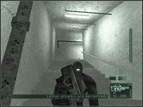 W ten sposób dostaniesz się do nowej sali z dwoma strażnikami - Paris - część 4 | France | Tom Clancys Splinter Cell Pandora Tomorrow - Tom Clancys Splinter Cell: Pandora Tomorrow - poradniki