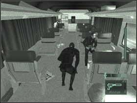 Omiń przeźroczyste drzwi i przejdź do następnego wagonu - Paris-Nice - część 1 | France | Tom Clancys Splinter Cell Pandora Tomorrow - Tom Clancys Splinter Cell: Pandora Tomorrow - poradniki