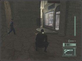 Będąc w cieniu uważaj na strażnika, który wyjdzie w tunelu naprzeciwko niego - Jerusalem - część 1 | Israel | Tom Clancys Splinter Cell Pandora Tomorrow - Tom Clancys Splinter Cell: Pandora Tomorrow - poradniki