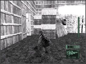 Stan pod budką i poczekaj, aż jeden ze strażników odejdzie, a drugi odwróci się plecami - Kundang - część 1 | Indonesia | Tom Clancys Splinter Cell Pandora Tomorrow - Tom Clancys Splinter Cell: Pandora Tomorrow - poradniki