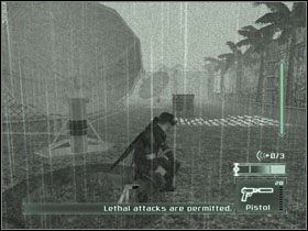 Musisz uważać również na rozmieszczone tu miny, widoczne przy użyciu termowizji - Jakarta - część 2 | Indonesia | Tom Clancys Splinter Cell Pandora Tomorrow - Tom Clancys Splinter Cell: Pandora Tomorrow - poradniki