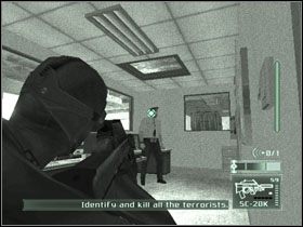 Otwórz drzwi zlokalizowane za budką, ale nie gaś światła w nowym korytarzu - Los Angeles - część 2 | USA | Tom Clancys Splinter Cell Pandora Tomorrow - Tom Clancys Splinter Cell: Pandora Tomorrow - poradniki